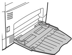 OLIVETTI D-COPIA 200D E D-COPIA 201D - Ouvrez le plateau d'alimentation auxiliaire et déployez-le. - 3