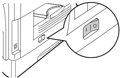 OLIVETTI D-COPIA 200D E D-COPIA 201D - MISE SOUS TENSION - 1