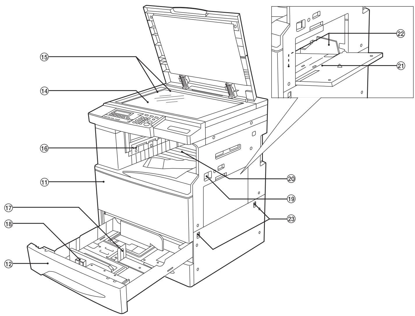 OLIVETTI D-COPIA 23 - Corps principal - 2