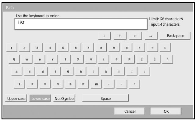 OLIVETTI D-COPIA 300MF - Entering Characters - 2