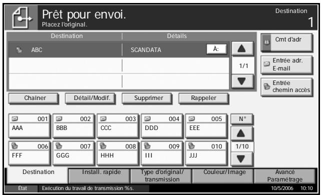 OLIVETTI D-COPIA 300MF - Envoi vers dossier (FTP) - 6