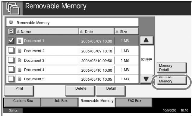 OLIVETTI D-COPIA 300MF - Removing USB Memory - 1