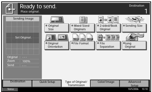 OLIVETTI D-COPIA 300MF - Send Screen - 3