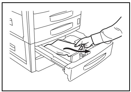 OLIVETTI D-COPIA 300MF - Pull out the cassette in use. - 2