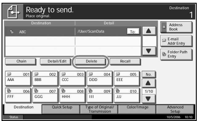 OLIVETTI D-COPIA 300MF - Press [Folder Path Entry] and then [SMB]. - 4