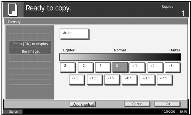 OLIVETTI D-COPIA 300MF - Adjusting Density - 2