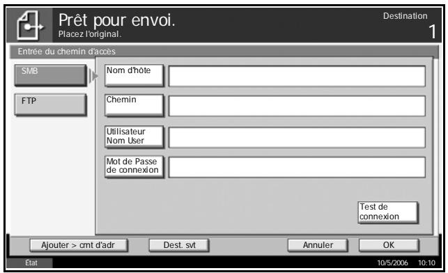 OLIVETTI D-COPIA 300MF - Envoi vers dossier (SMB) - 3