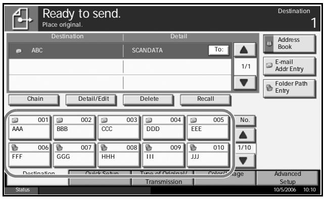 OLIVETTI D-COPIA 300MF - Choosing by One-Touch Key - 1