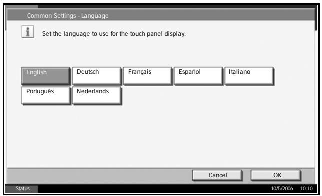 OLIVETTI D-COPIA 300MF - Changing Language (Optional) - 2