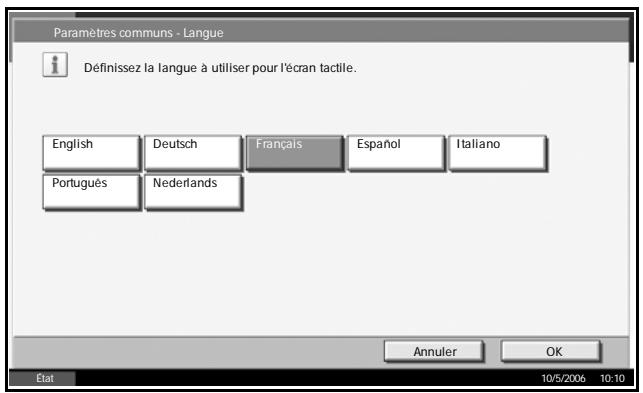 OLIVETTI D-COPIA 300MF - Choix de la langue (en option) - 2