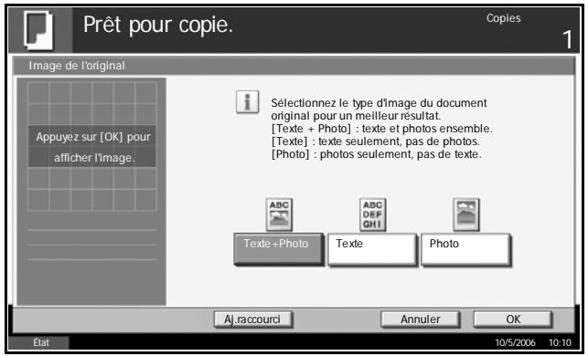 OLIVETTI D-COPIA 300MF-400M-500MF - Choix de la qualité image - 2
