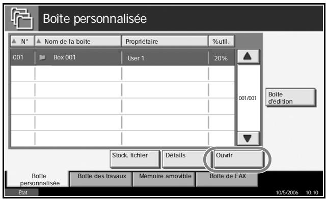 OLIVETTI D-COPIA 300MF-400M-500MF - Impression de documents stockés dans la Boîte personalisée - 3