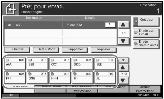 OLIVETTI D-COPIA 300MF-400M-500MF - Sélection par touche unique - 1