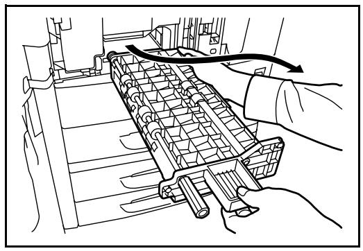 OLIVETTI D-COPIA 300MF-400M-500MF - Remove the jammed paper. - 4