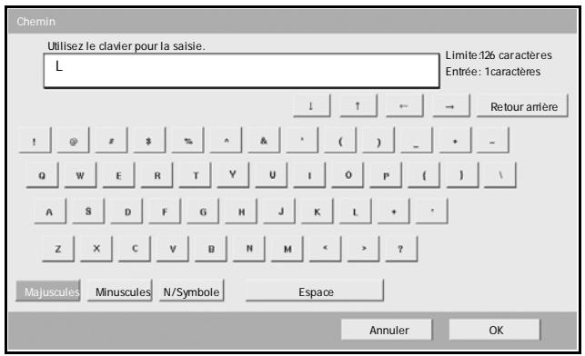 OLIVETTI D-COPIA 300MF-400M-500MF - Saisie de caractères - 1