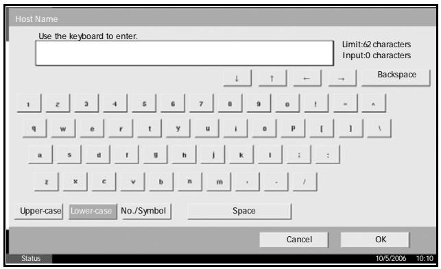 OLIVETTI D-COPIA 300MF-400M-500MF - Press [Folder Path Entry] and then [FTP]. - 2