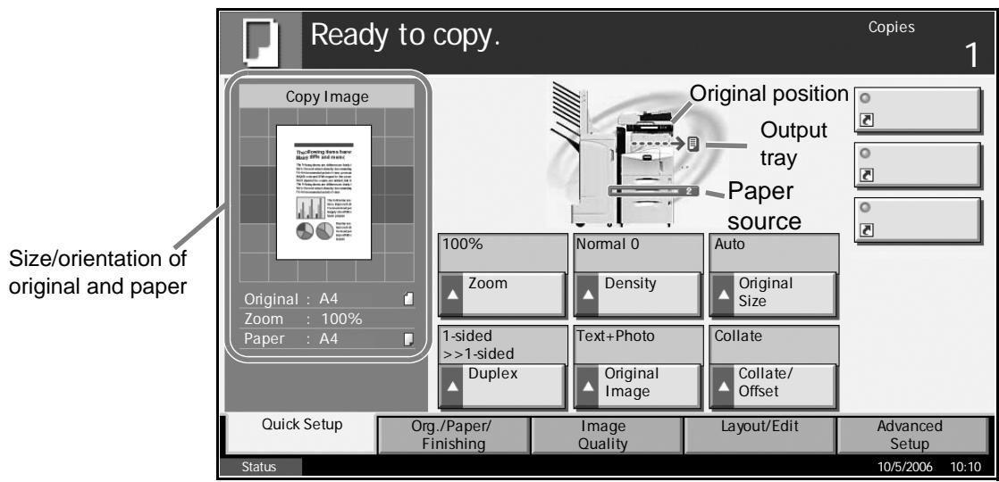 OLIVETTI D-COPIA 300MF-400M-500MF - Display of Originals and Paper - 1