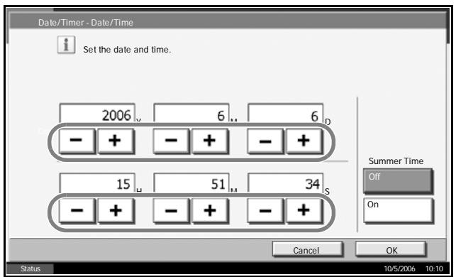 OLIVETTI D-COPIA 400M - Setting Date and Time - 5