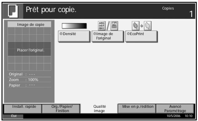 OLIVETTI D-COPIA 400M - Choix de la qualité image - 1