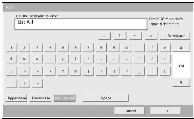 OLIVETTI D-COPIA 400M - Entering Characters - 3