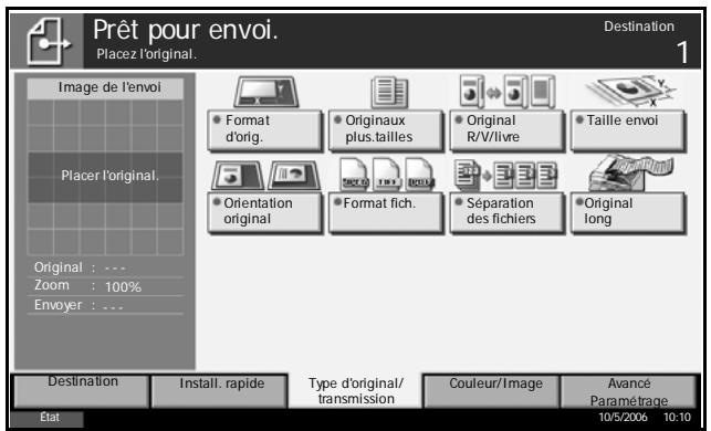OLIVETTI D-COPIA 400M - Écran Envoyer - 3