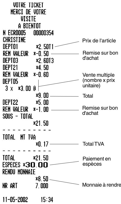 OLIVETTI ECR 3550 T - Vente avec remises multiples - 1