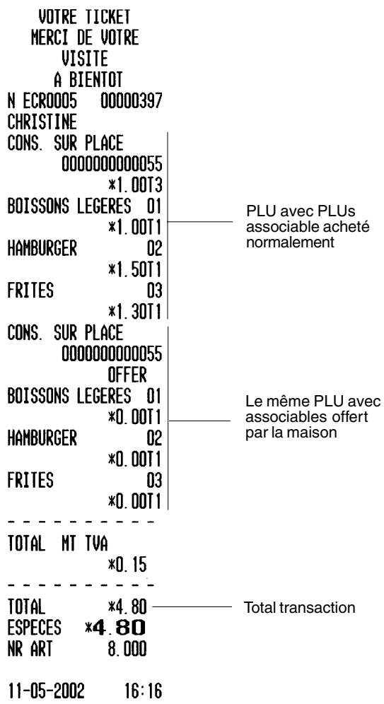 OLIVETTI ECR 3550 T - Transactions avec la fonction Maison (House) - 1