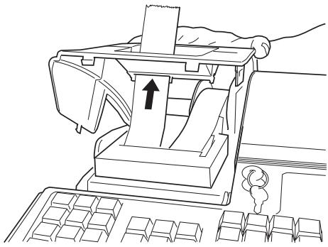 OLIVETTI ECR 3550 T - INSTALLATION DU ROULEAU DESTINE AUX TICKETS DE CAISSE - 3