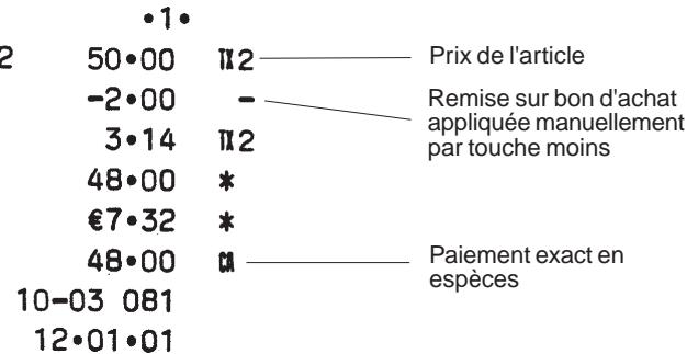 OLIVETTI ECR 5200 - Remise sur bon de réduction - 1