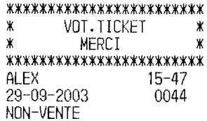 OLIVETTI ECR 5500 - Enregistrer une non-venture - 1
