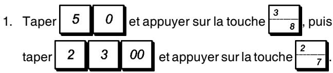 OLIVETTI ECR 5920F - Paiement du reste après transaction - 1