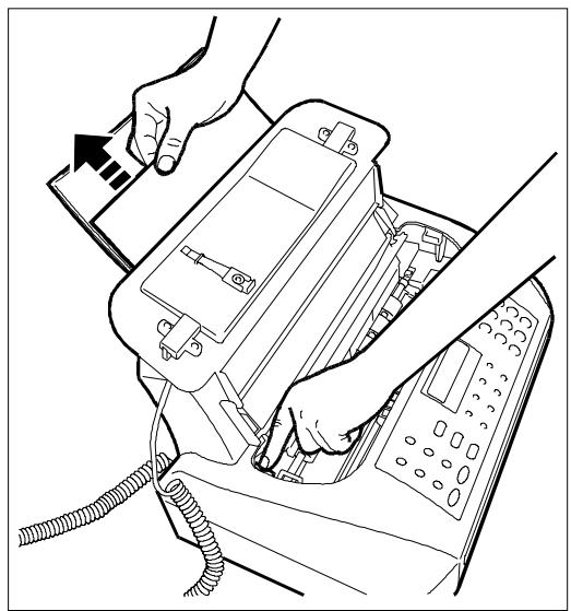 OLIVETTI JET-LAB 500 - RETRAIT D'UNE FEUILLE DE PAPIER OU D'UN ORIGINAL COINCES - 2