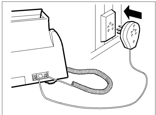 OLIVETTI JET-LAB 500 - Connexion à la ligne téléphonique - 2
