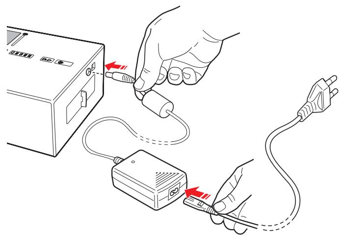 OLIVETTI MY_WAY - Choix de la modalité d'alimentation pour l'imprimante - 1