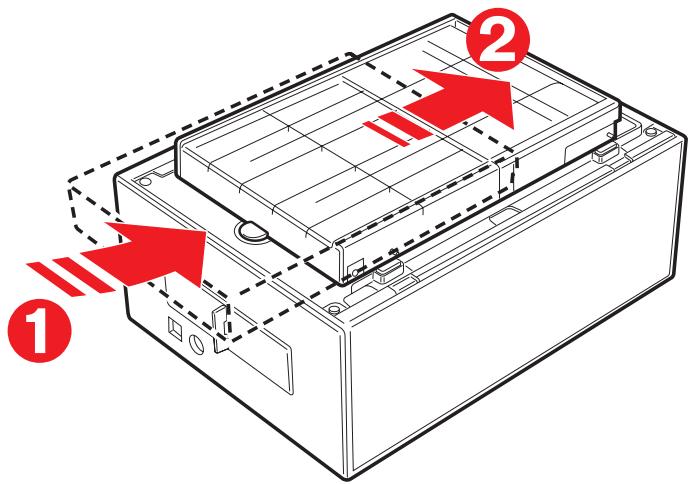 OLIVETTI MY_WAY - Retrait de la carte mémoire - 1