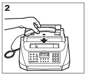 OLIVETTI OFX 180 - CONNEXION DU COMBINE TELEPHONIQUE - 2