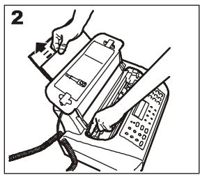 OLIVETTI OFX 180 - RETRAIT D'UN ORIGINAL COINCE OU D'UNE FEUILLE DE PAPIER COINCEE - 2
