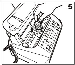 OLIVETTI OFX 180 - INSERTION DE LA TETE D'IMPRESSION - 5