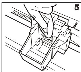 OLIVETTI OFX 180 - NETTOYAGE DES CONTACTS ELECTRIQUES DE LA TETE D'IMPRESSION - 5
