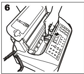 OLIVETTI OFX 180 - INSERTION DE LA TETE D'IMPRESSION - 6