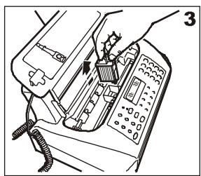 OLIVETTI OFX 180 - NETTOYAGE DES CONTACTS ELECTRIQUES DE LA TETE D'IMPRESSION - 3
