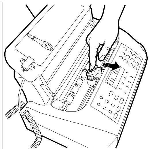 OLIVETTI OFX 540 - INTRODUCTION DE LA TETE D'IMPRESSION - 7