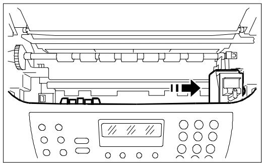 OLIVETTI OFX 540 - NETTOYAGE DE LA BANDE ESSUIE-TETE - 2