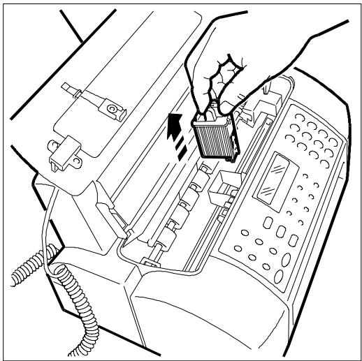 OLIVETTI OFX 540 - NETTOYAGE DES CONTACTS ELECTRIQUES DE LA TETE D'IMPRESSION - 3