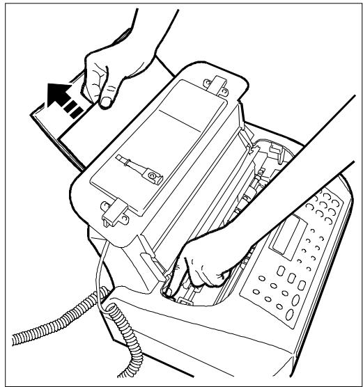 OLIVETTI OFX 540 - RETRAIT D'UNE FEUILLE DE PAPIER OU D'UN ORIGINAL COINCES - 2