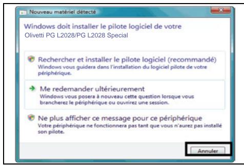OLIVETTI PG L2028/2028SPECIAL - Installation du pilote de l'imprimante sur un ordinateur équipé de Windows - 5