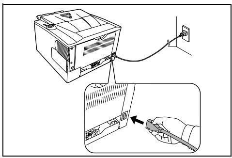 OLIVETTI PG L2028/2028SPECIAL - Branchement du cordon d'alimentation - 2