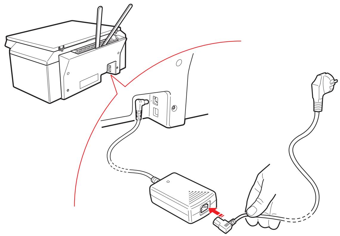 OLIVETTI SIMPLE_WAY - ALIMENTATION DE L'IMPRIMANTE - 1
