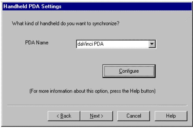 OLIVETTI COMPANIONLINK - Choix du planificateur personnel DaVinci - 1