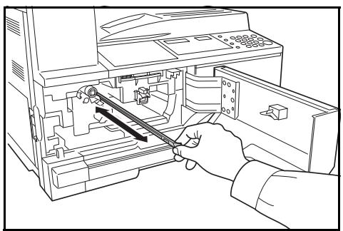 OLIVETTI D-COPIA 1800 - Remplacement de la cartouche de toner et du réservoir de toner au rebut - 8